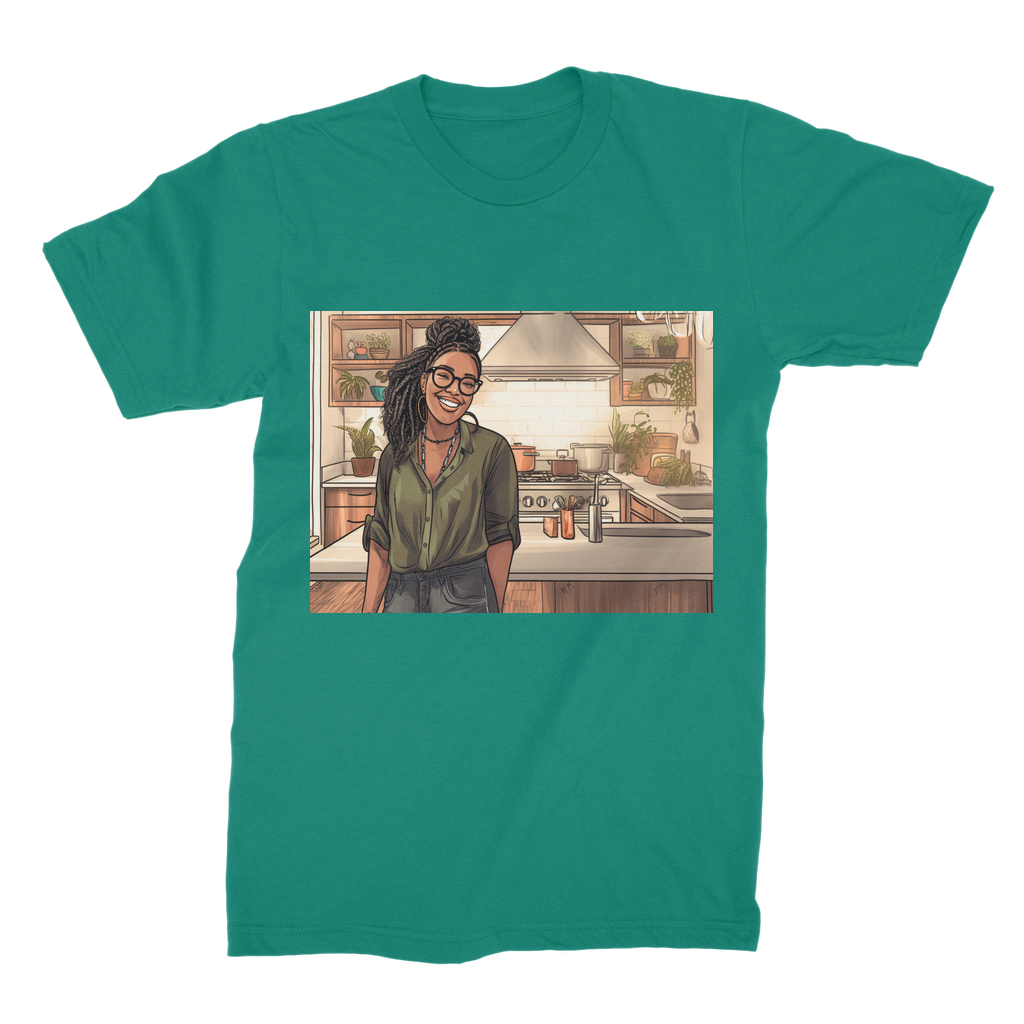 | Janell Melanin Magic | Premium Jersey Adult T-Shirt