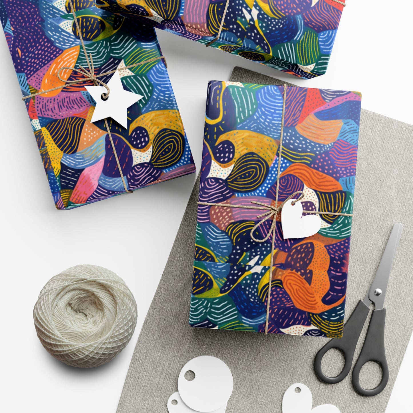 Kiki | Gift Wrap Papers | African Wax Print |