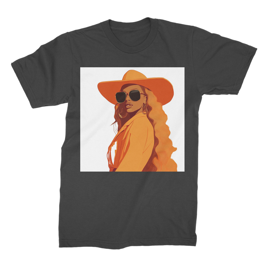 Bey Collection| Orange Diva | #cowboycarter Premium Jersey Adult T-Shirt
