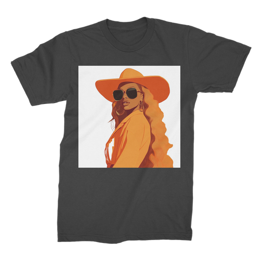 Bey Collection| Orange Diva | #cowboycarter Premium Jersey Adult T-Shirt