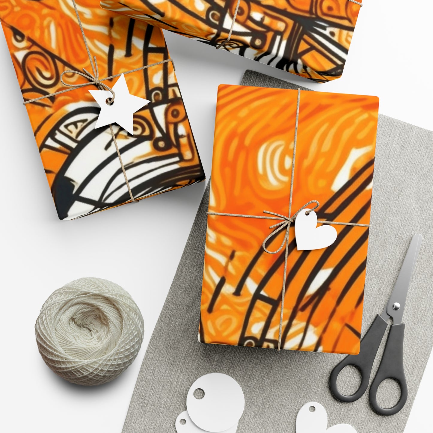 Zambezi Glow | African Wax Print | Gift Wrap Papers