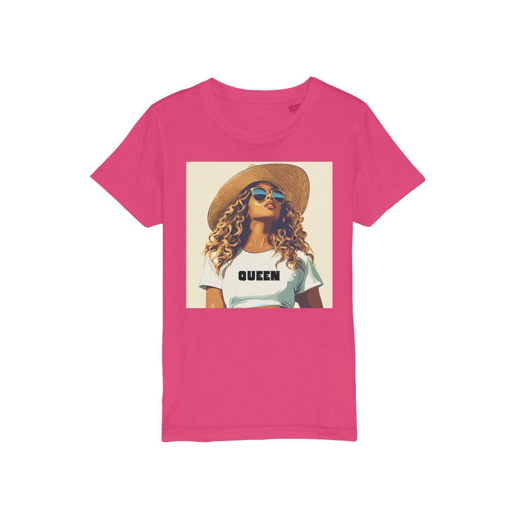 Bey Collection| Queen | #Cowboycater| Organic Jersey Kids T-Shirt