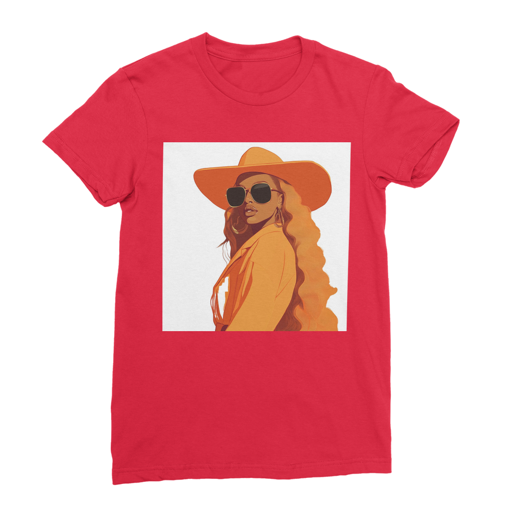 Bey Collection| Orange Diva | #cowboycarter Premium Jersey Women's T-Shirt