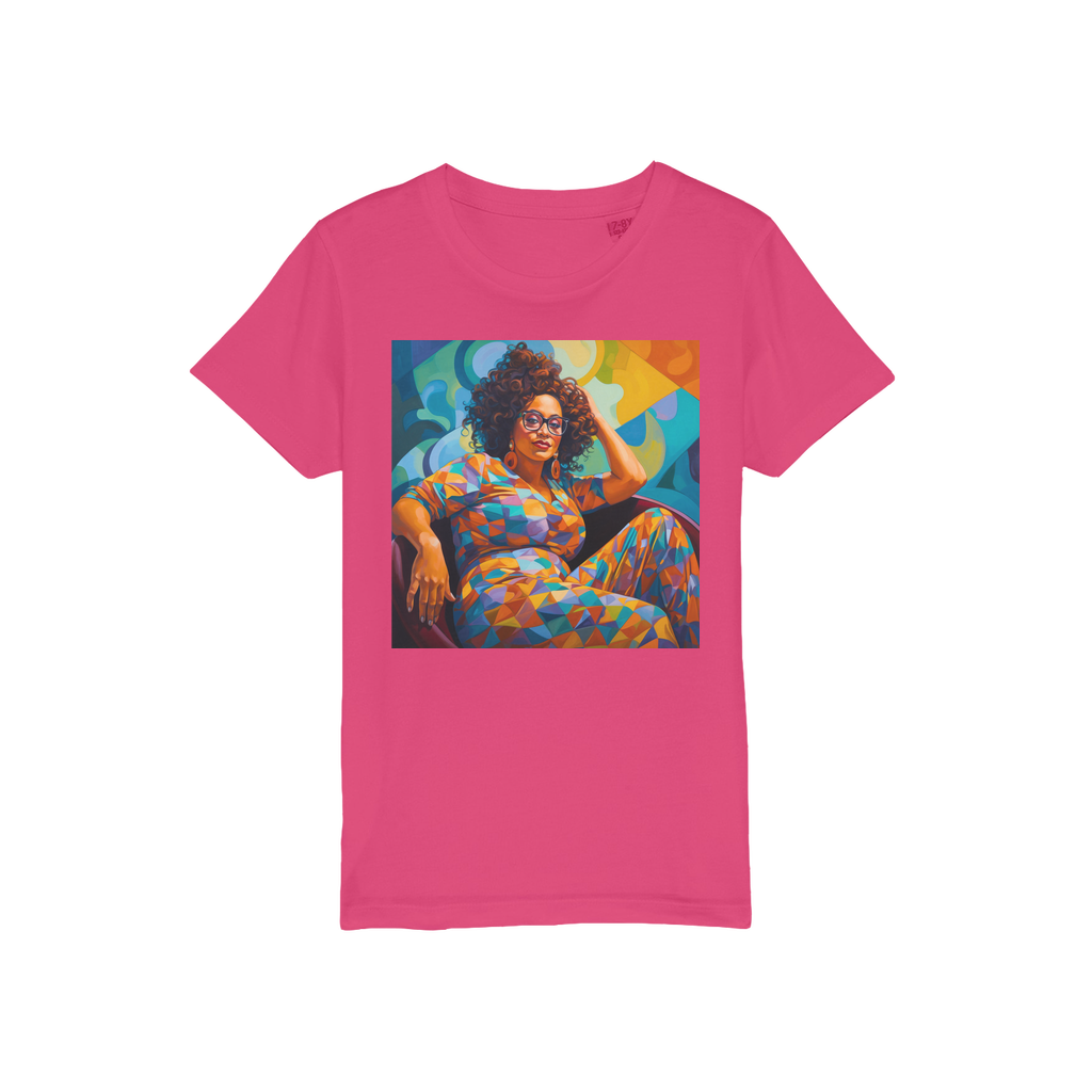 Black In Tech Collection | Maiya | Organic Jersey Kids T-Shirt