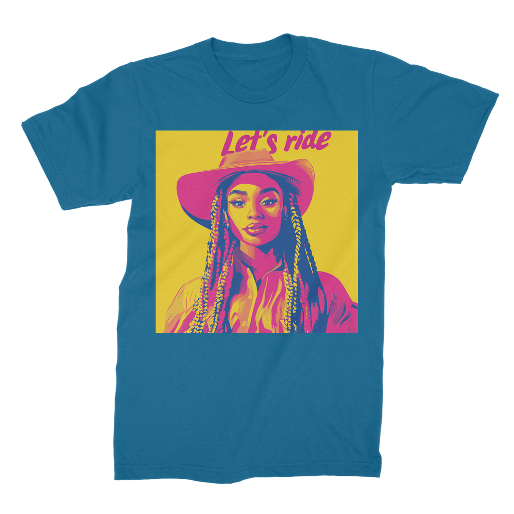 Bey Collection| Winnie Orange : Let's Ride Premium Jersey Adult T-Shirt