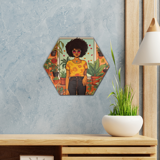 | Plant Mom Collection | Amina Tangerine | Wall Tile