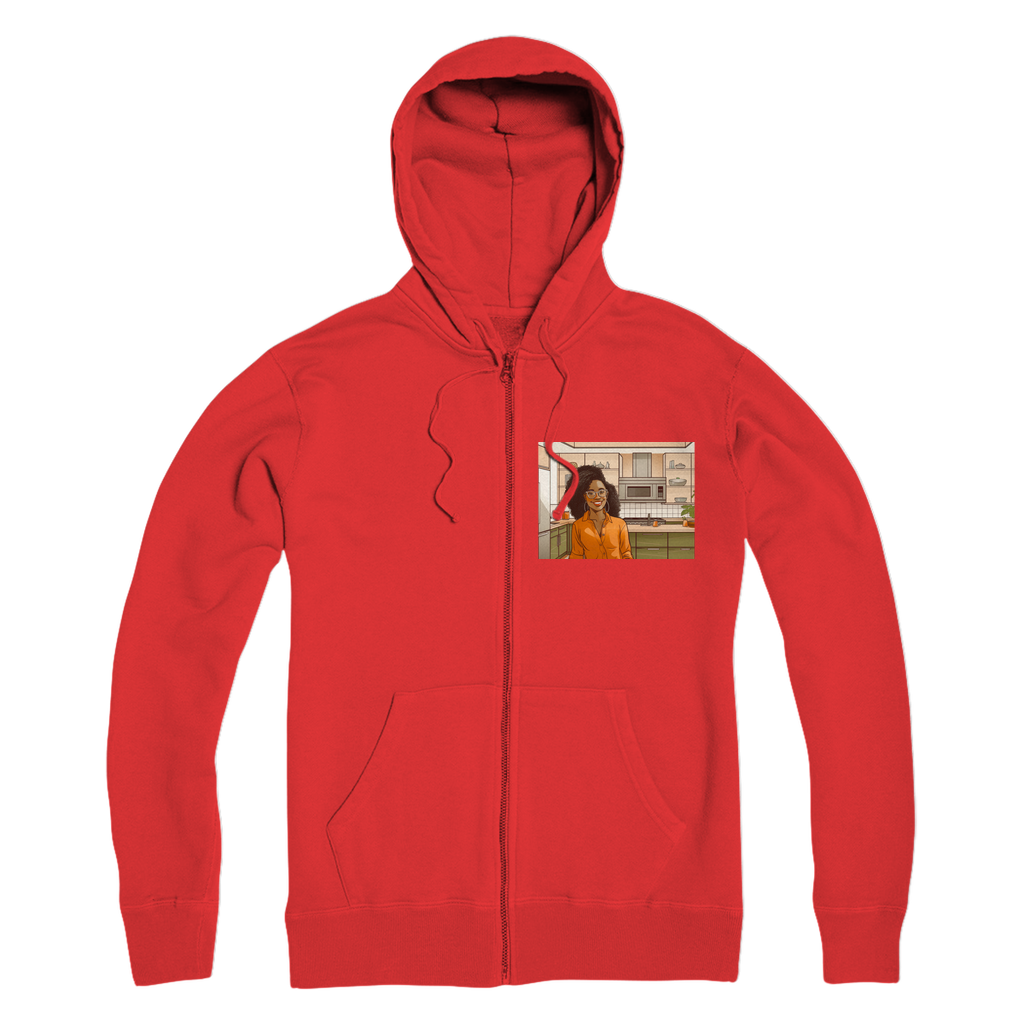 | Rose Melanin Magic | Premium Adult Zip Hoodie