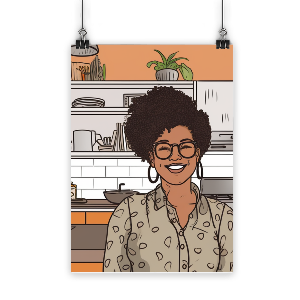 | Everyday Black Girl Magic Collection | Stella Melanin Magic| Classic Poster