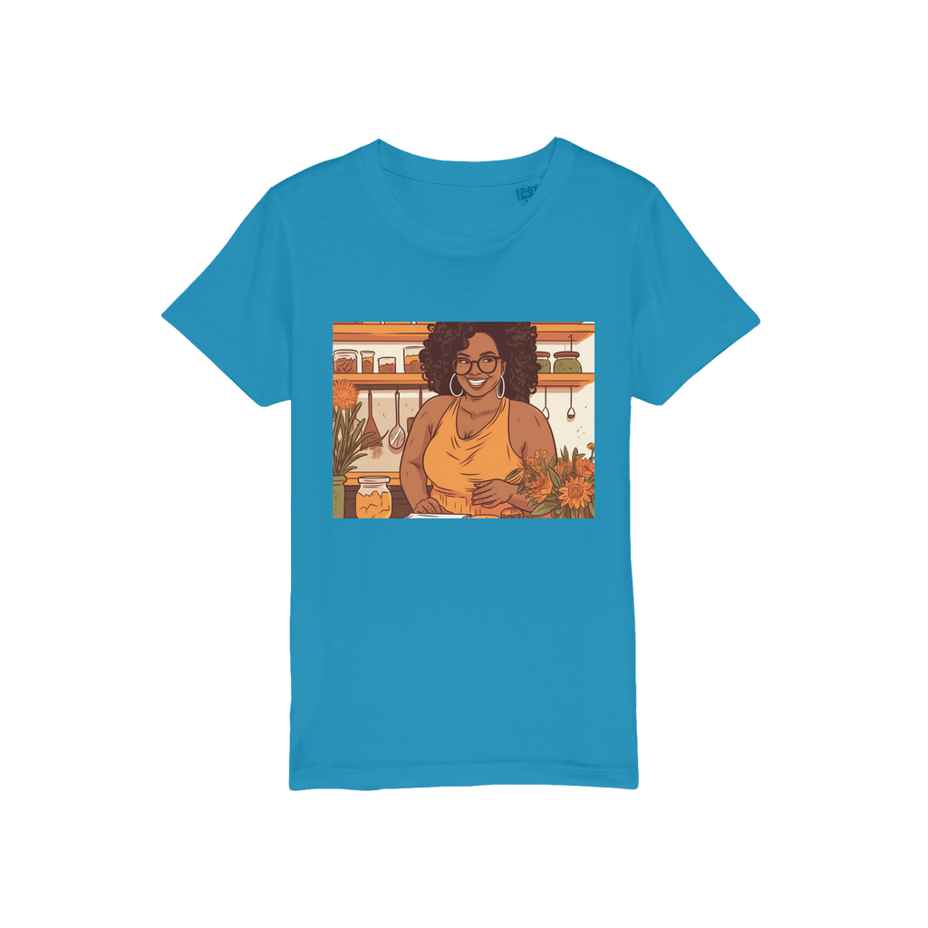 |Sunny Melanin Magic | Organic Jersey Kids T-Shirt