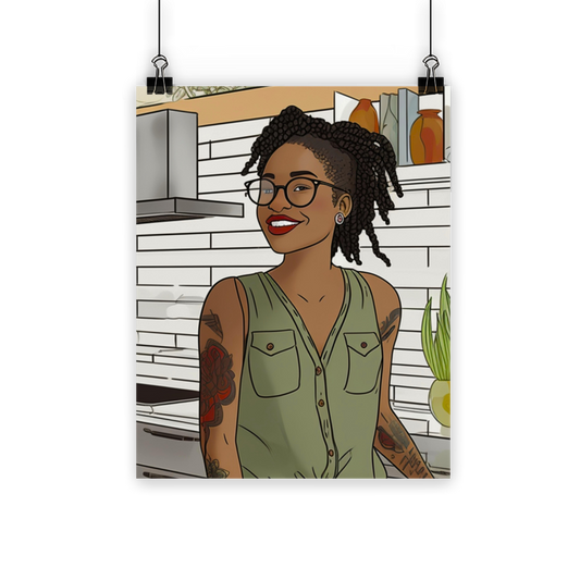 | Everyday Black Girl Magic Collection | Sasha Melanin Magic | Classic Poster