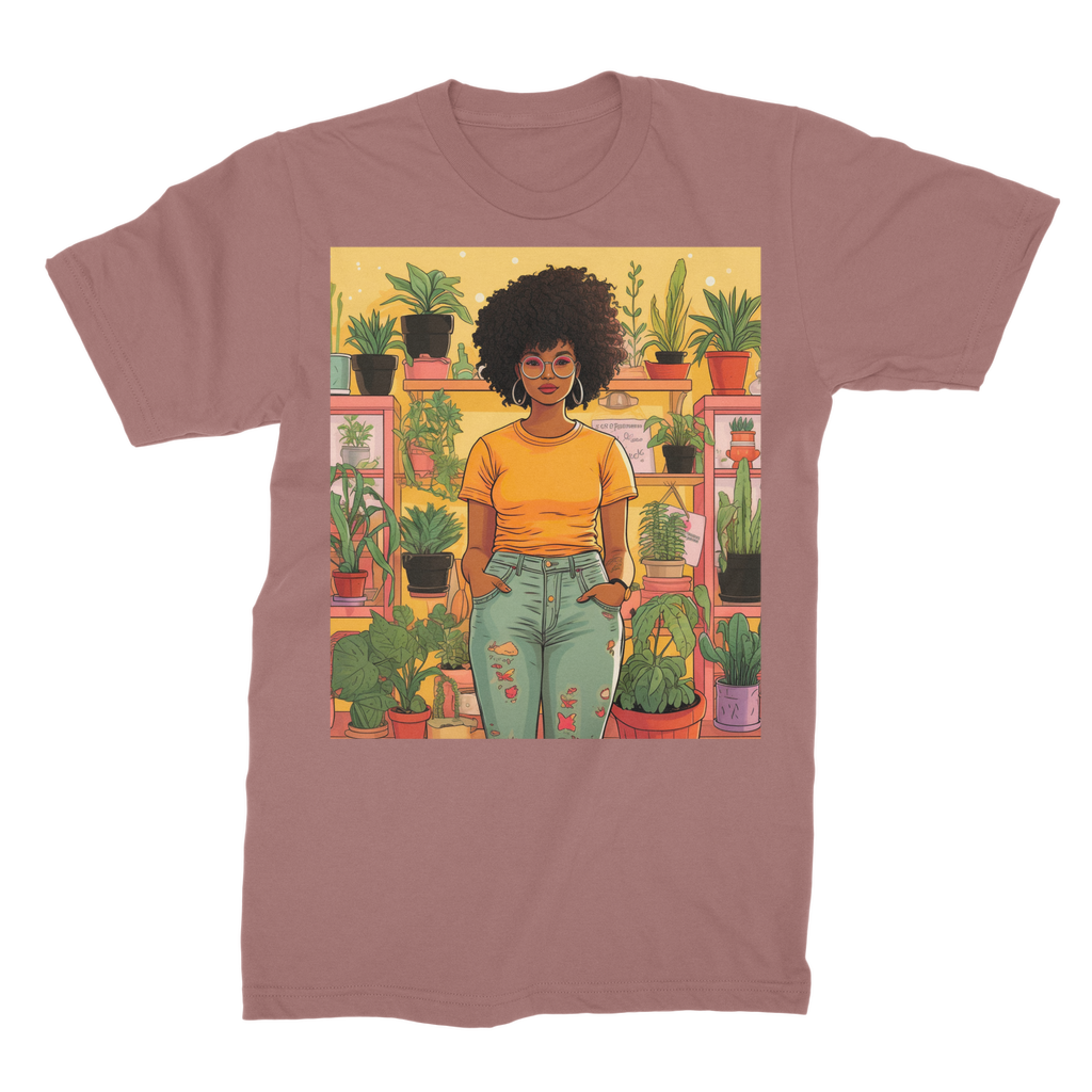 | Plant Mom Collection | Navia Sunlight | Premium Jersey Adult T-Shirt