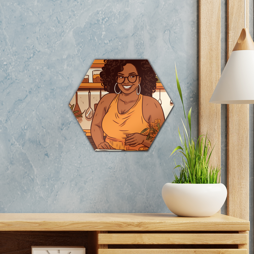 |Sunny Melanin Magic | Wall Tile