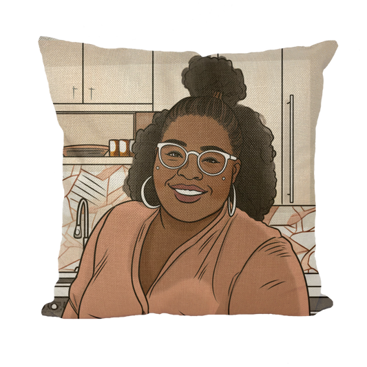 | Everyday Black Girl Magic Collection | Debra Melanin Magic | Throw Pillow with Insert