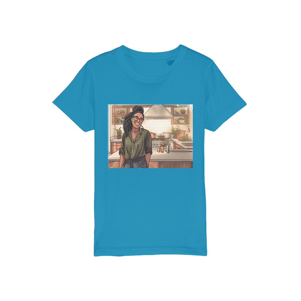 | Janell Melanin Magic | Organic Jersey Kids T-Shirt