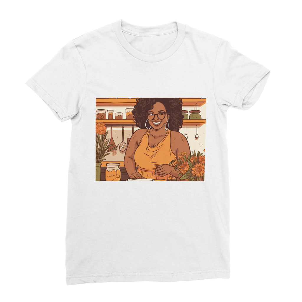 |Sunny Melanin Magic | Premium Jersey Women's T-Shirt