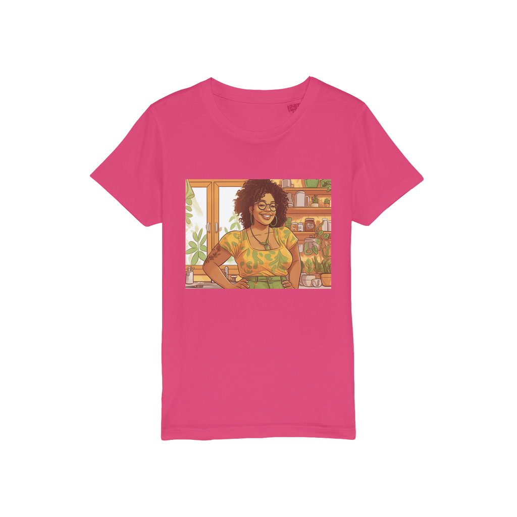 | Lexie Melanin Magic Organic Jersey Kids T-Shirt