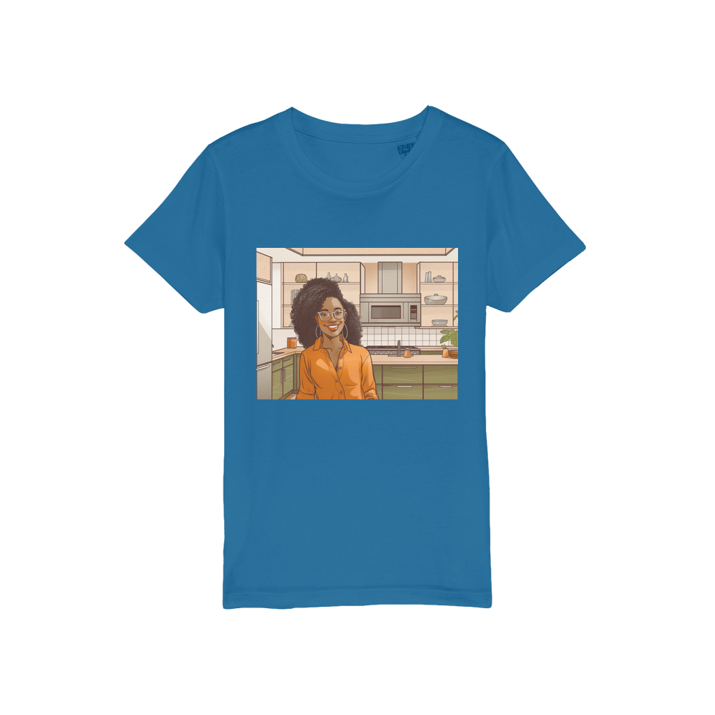 | Rose Melanin Magic | Organic Jersey Kids T-Shirt