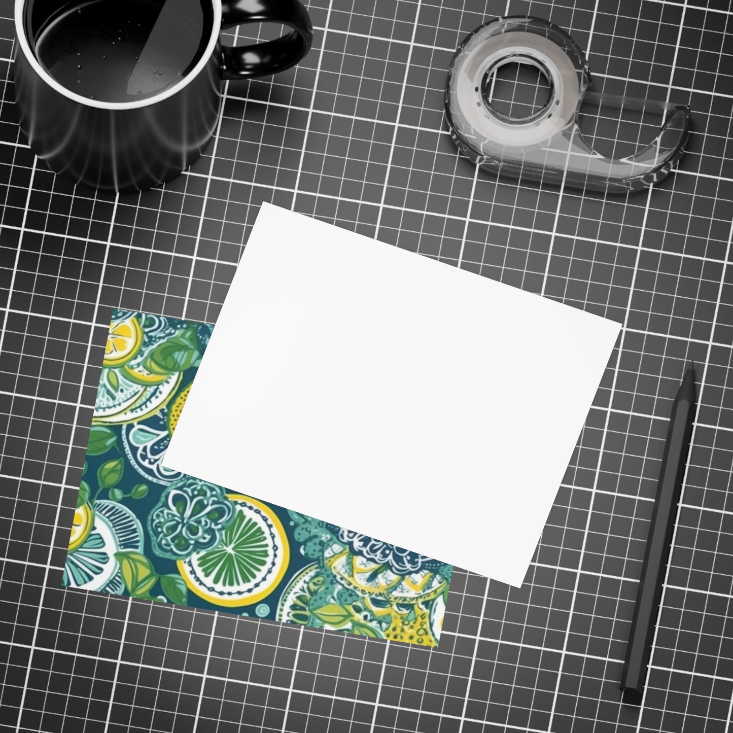 | Lemons and Leaves | Lemonade Brunch Lace | Postcard Bundles | Envelopes Included |