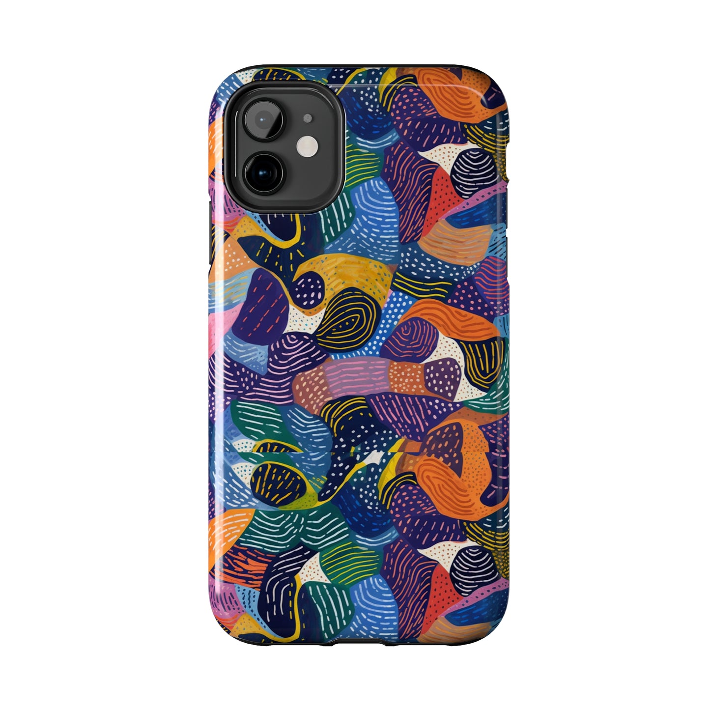 Stylish Kiki Collections iPhone Case | African Wax Print | Tough Phone Case | Shock Dispersion | Protective Cover|