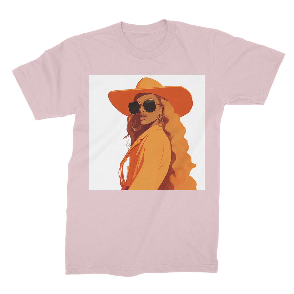 Bey Collection| Orange Diva | #cowboycarter Premium Jersey Adult T-Shirt