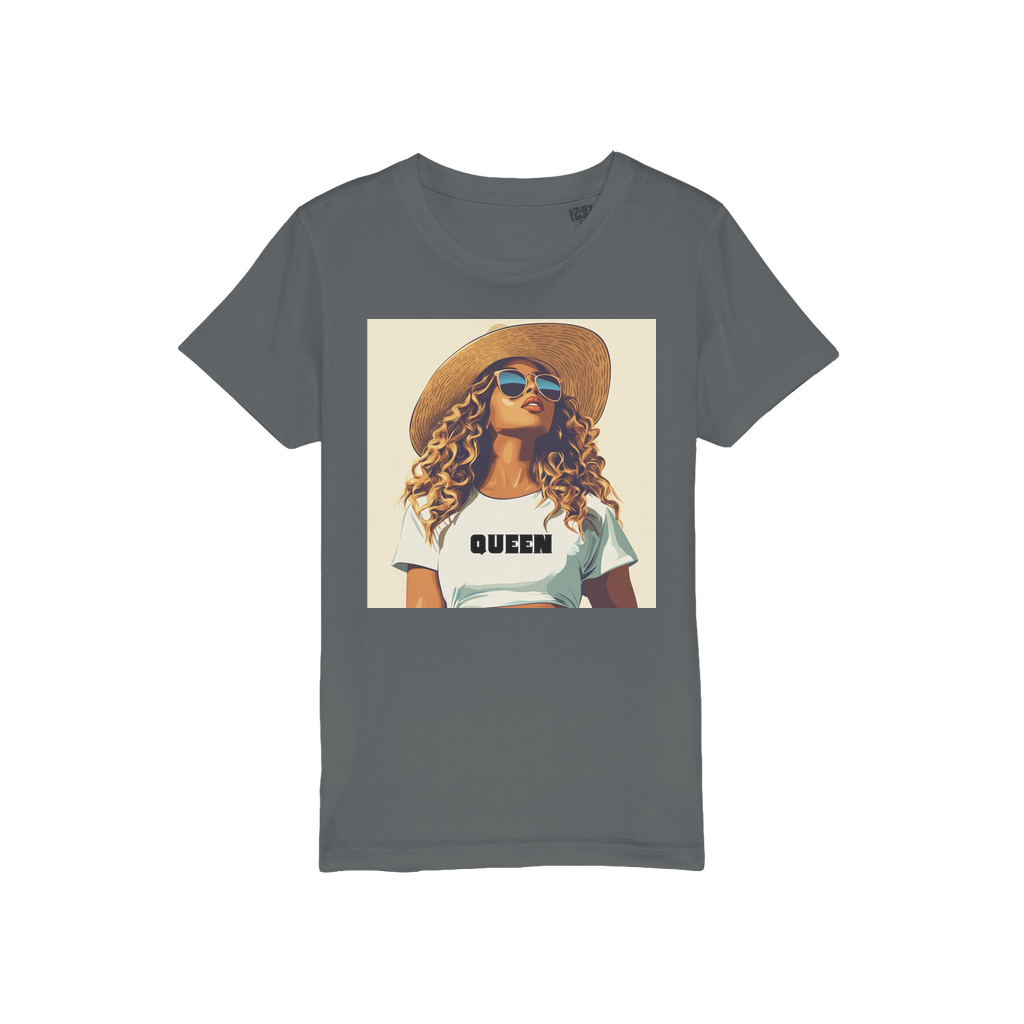 Bey Collection| Queen | #Cowboycater| Organic Jersey Kids T-Shirt