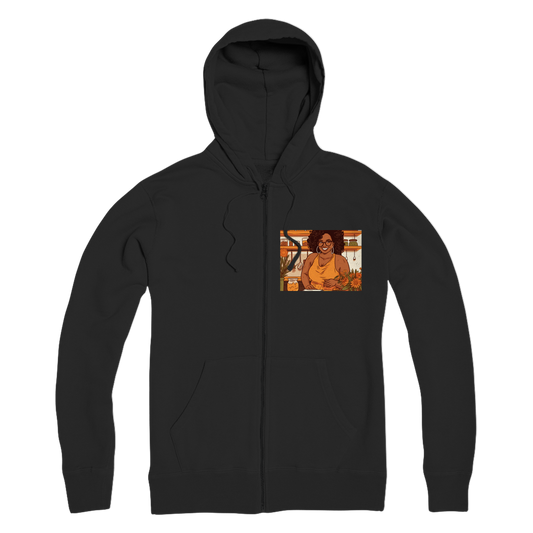 |Sunny Melanin Magic | Premium Adult Zip Hoodie