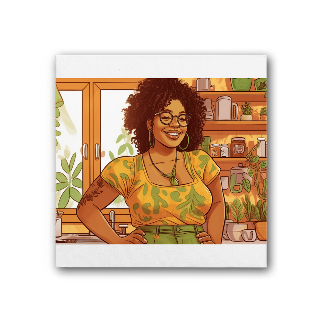 | Lexie Melanin Magic Premium Stretched Canvas