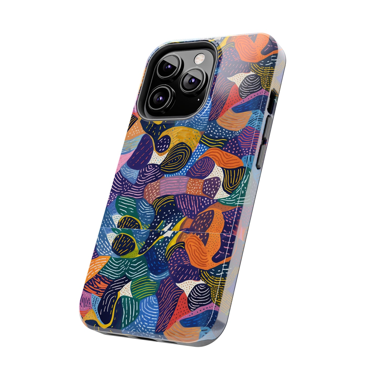 Stylish Kiki Collections iPhone Case | African Wax Print | Tough Phone Case | Shock Dispersion | Protective Cover|