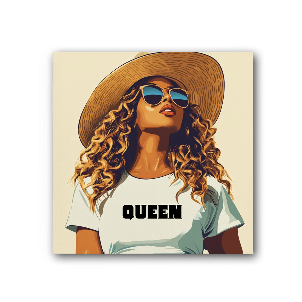 Bey Collection| Queen | #Cowboycater| Premium Stretched Canvas