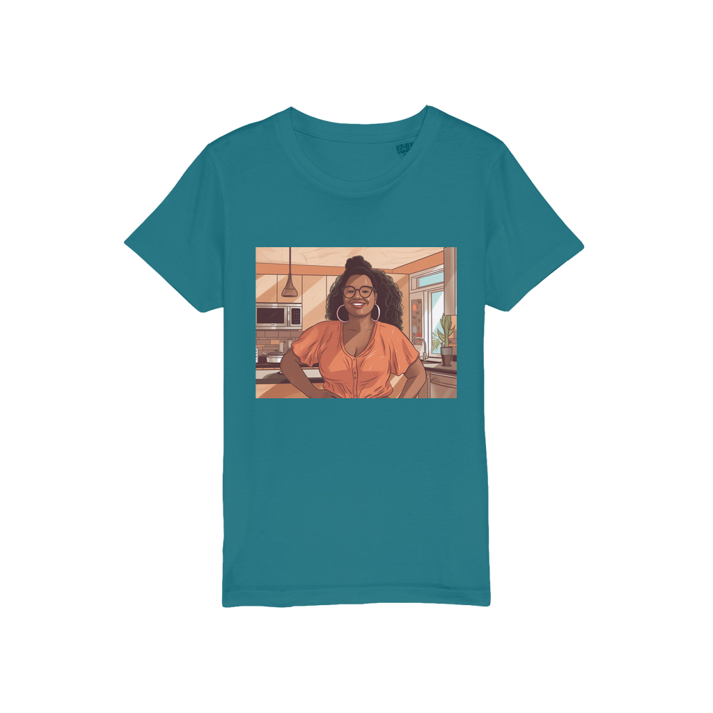 | Grace Melanin Magic | Organic Jersey Kids T-Shirt