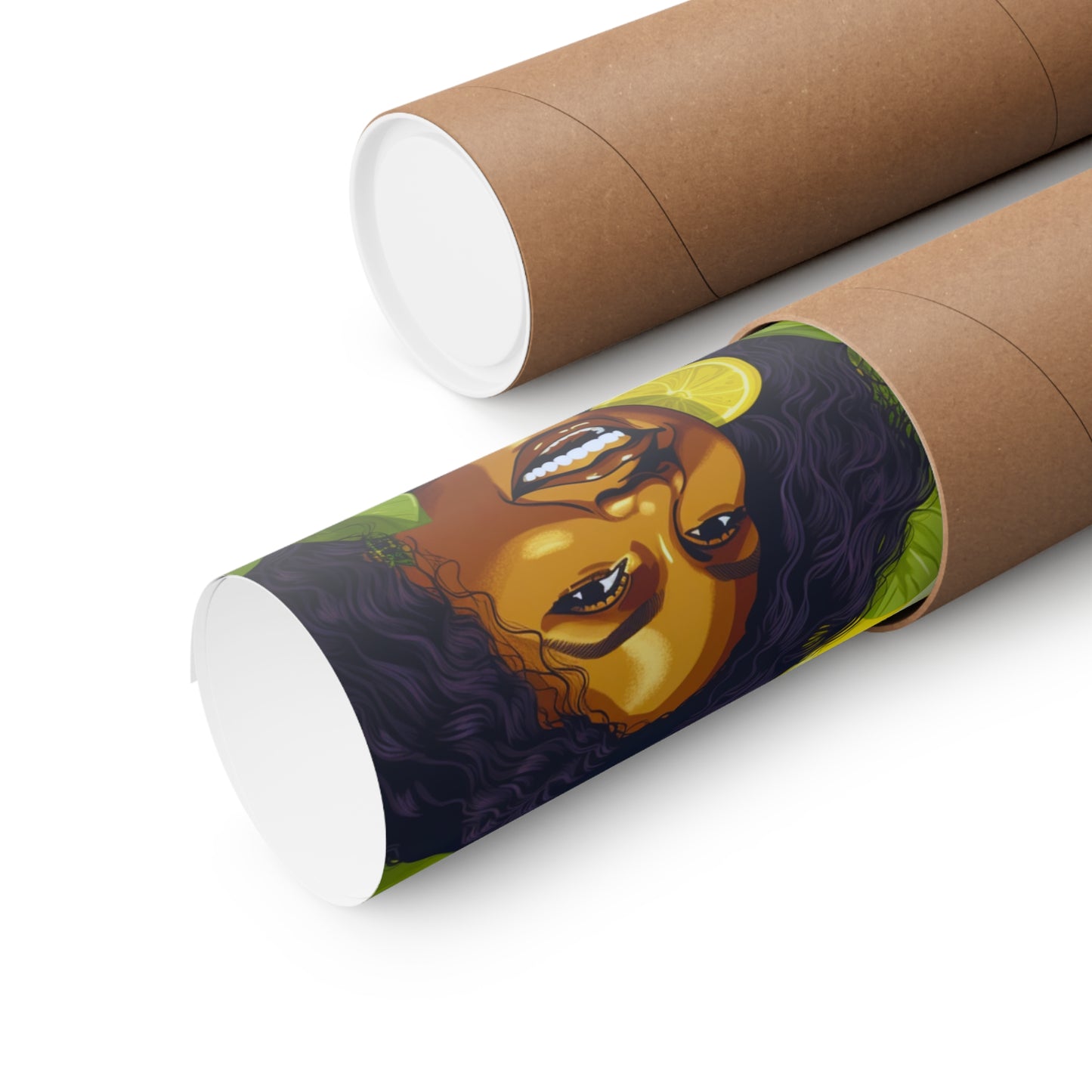 Lemons and Leaves| Premium Matte Vertical Posters