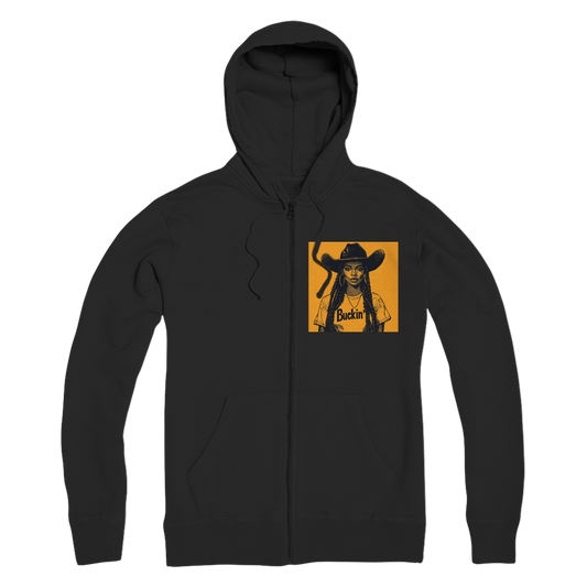 Bey Collection |  Buckin' Premium Adult Zip Hoodie