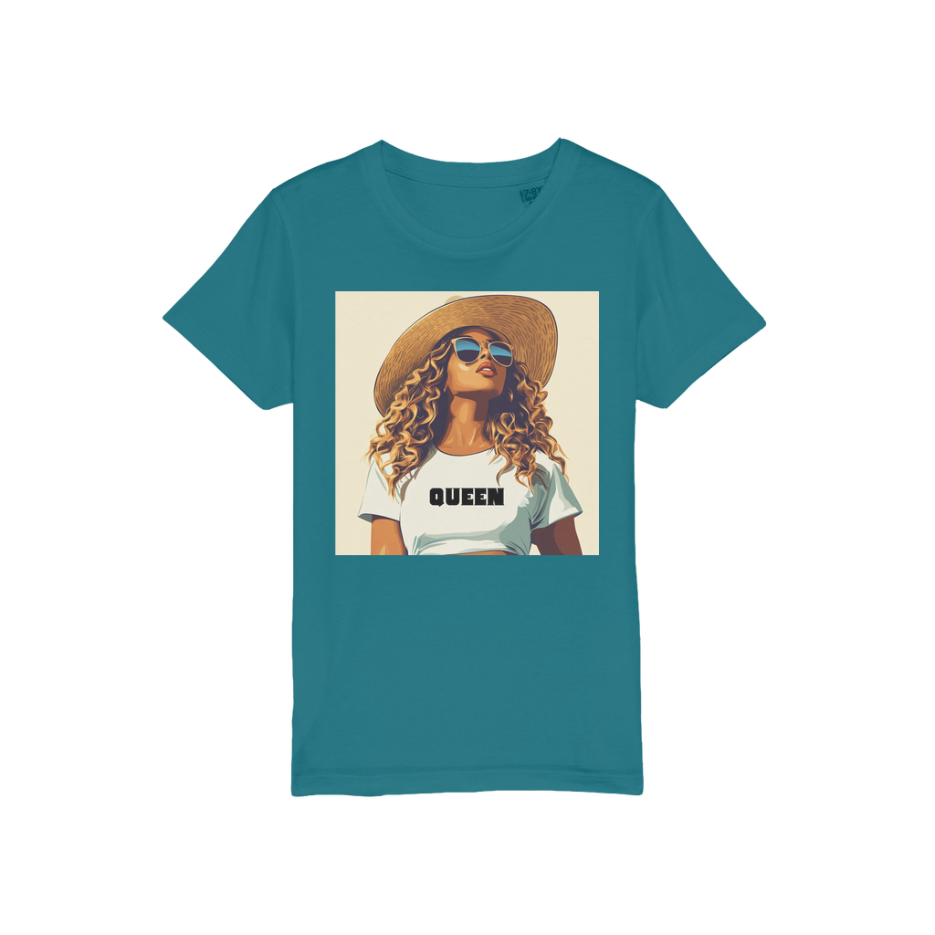 Bey Collection| Queen | #Cowboycater| Organic Jersey Kids T-Shirt