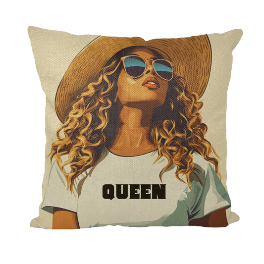 Bey Collection| Queen | #Cowboycater| Throw Pillow with Insert