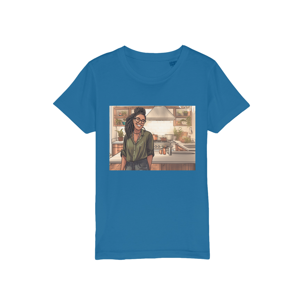 | Janell Melanin Magic | Organic Jersey Kids T-Shirt