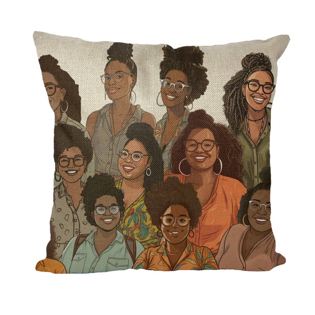 Womens Collective| Everyday magic | Melanin Magic Throw Pillow with Insert