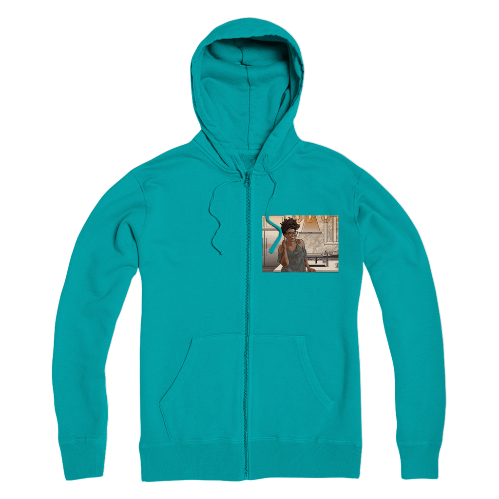 |Tamika Melanin Magic | Premium Adult Zip Hoodie