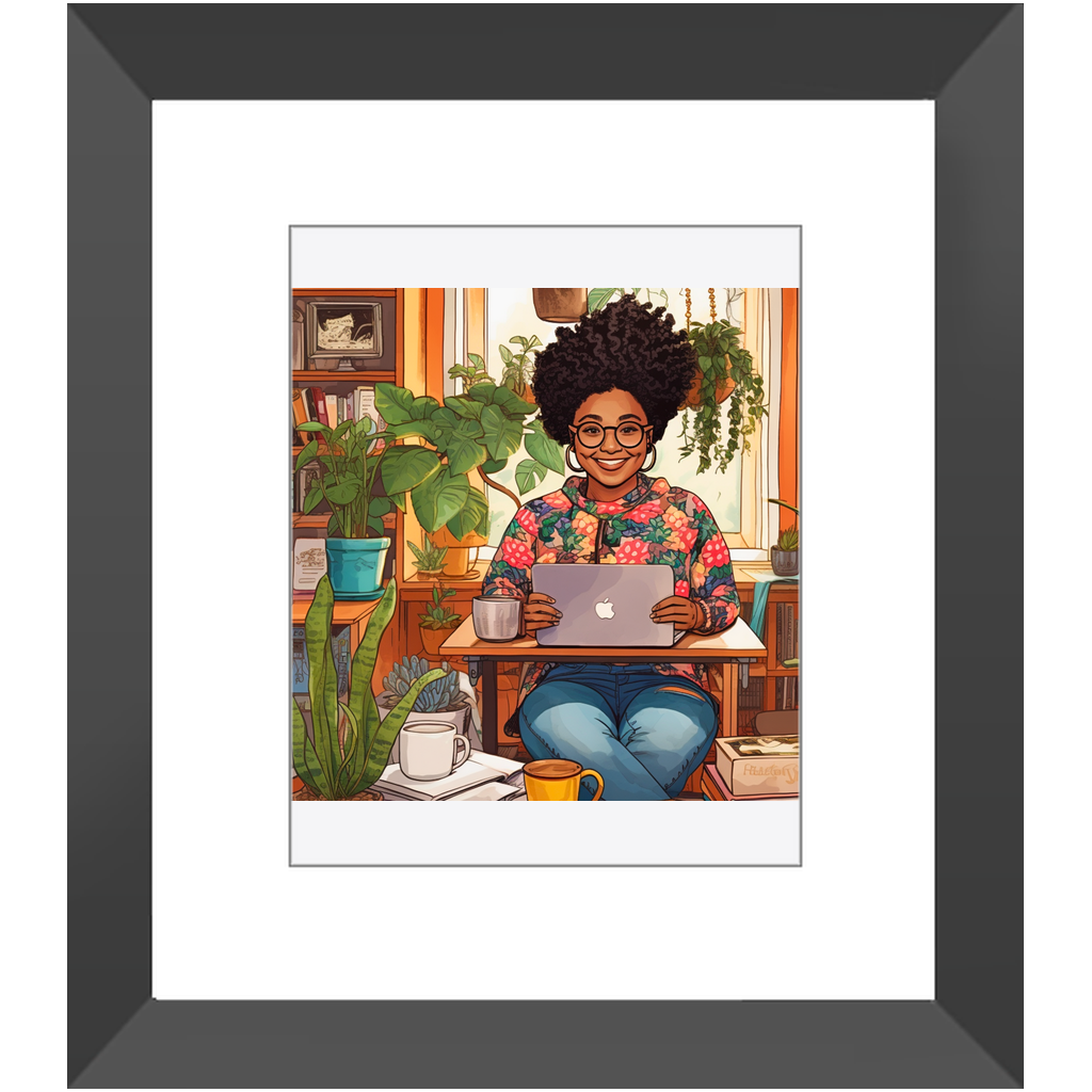 Black In Tech | Asha | Framed Prints
