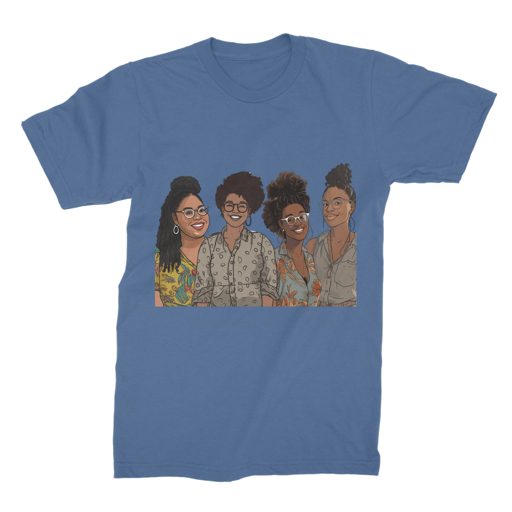 | Women's Collective | Quad Sis| Melanin Magic | Premium Jersey Adult T-Shirt