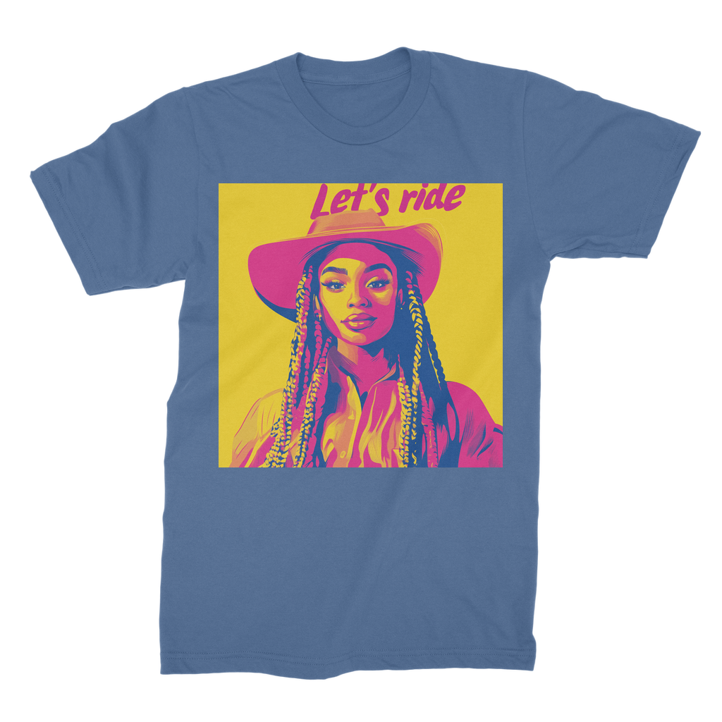 Bey Collection| Winnie Orange : Let's Ride Premium Jersey Adult T-Shirt