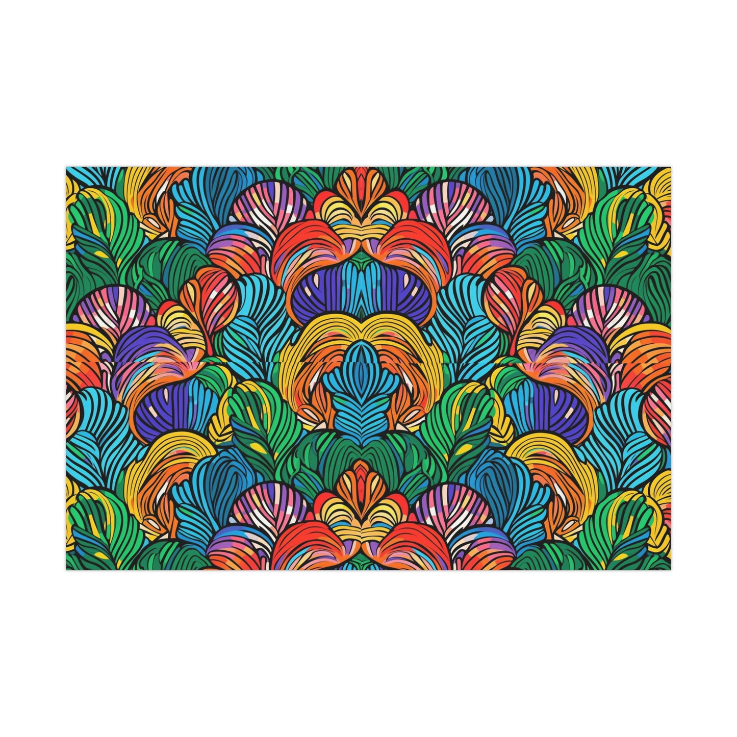 Buuya Leaves| African Wax Print| Gift Wrap Papers