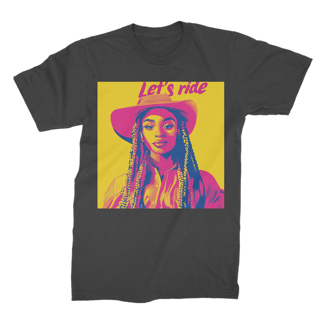 Bey Collection| Winnie Orange : Let's Ride Premium Jersey Adult T-Shirt
