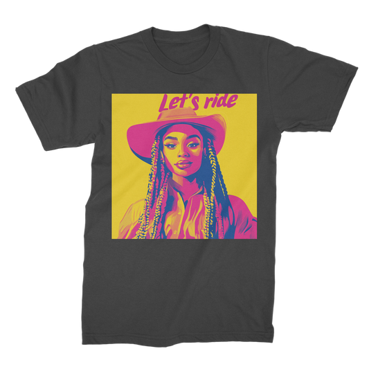 Bey Collection| Winnie Orange : Let's Ride Premium Jersey Adult T-Shirt