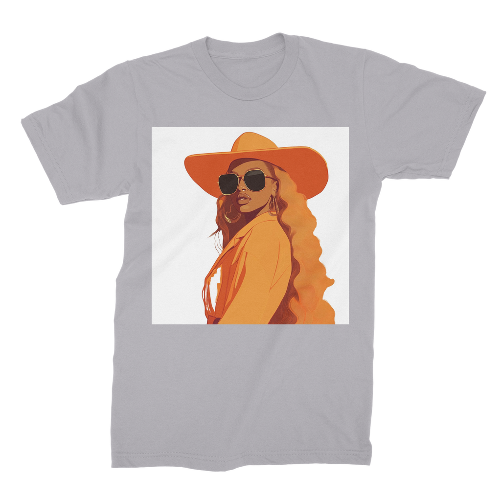 Bey Collection| Orange Diva | #cowboycarter Premium Jersey Adult T-Shirt