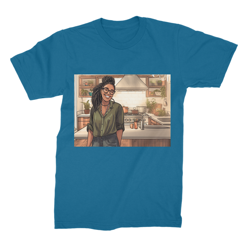 | Janell Melanin Magic | Premium Jersey Adult T-Shirt