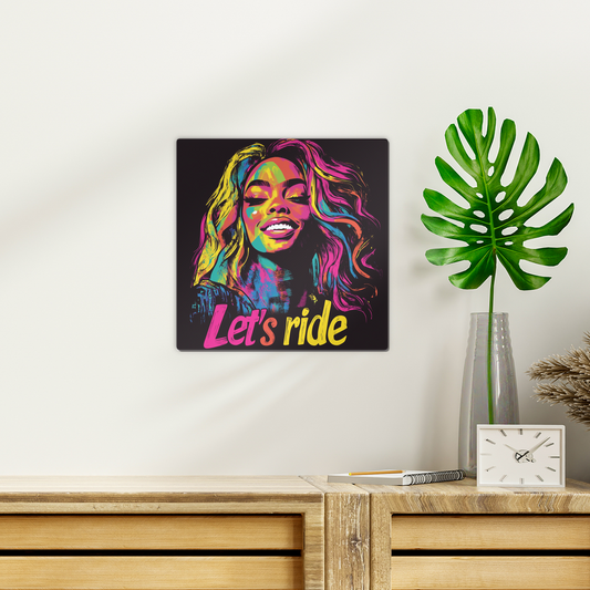 Bey Collection | Neon Bey - Lets Ride Wall Tile