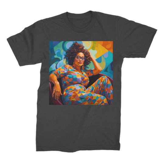 Black In Tech Collection | Maiya | Premium Jersey Adult T-Shirt