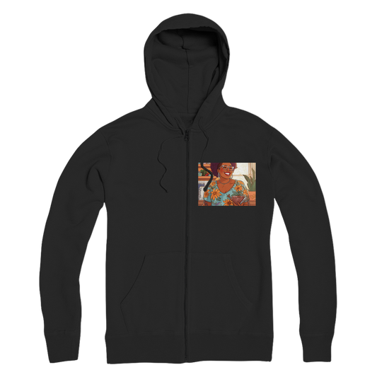| Nia Melanin Magic| Premium Adult Zip Hoodie