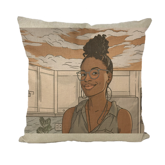 | Tri Melanin Magic Throw Pillow with Insert