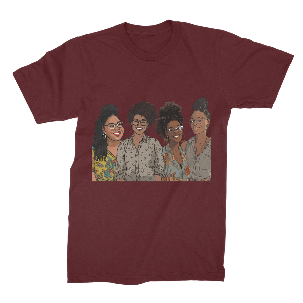 | Women's Collective | Quad Sis| Melanin Magic | Premium Jersey Adult T-Shirt